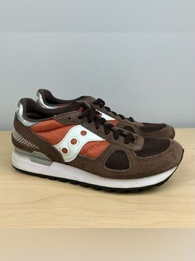 Saucony Women’s Size 7.5 Shadow Original Brown Suede Athletic Running Shoes
